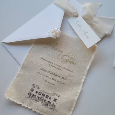 Algodón invitación