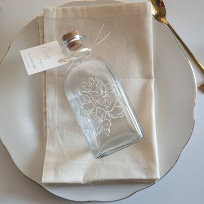 Botellita cristal personalizada